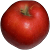 red apple
