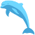 turquoise dolphin