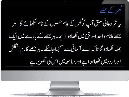 Urdu parts of a house intro